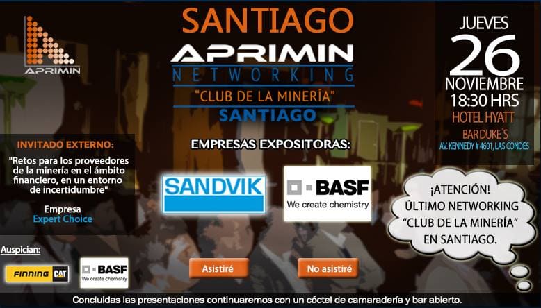 Aprimin Networking “Gran Club de la Minería” Santiago