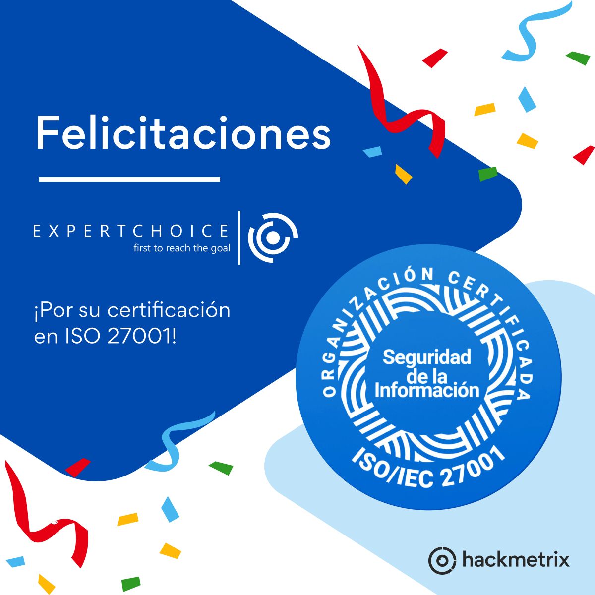 Certificación ISO 27001:2022 de Expert Choice US LLC