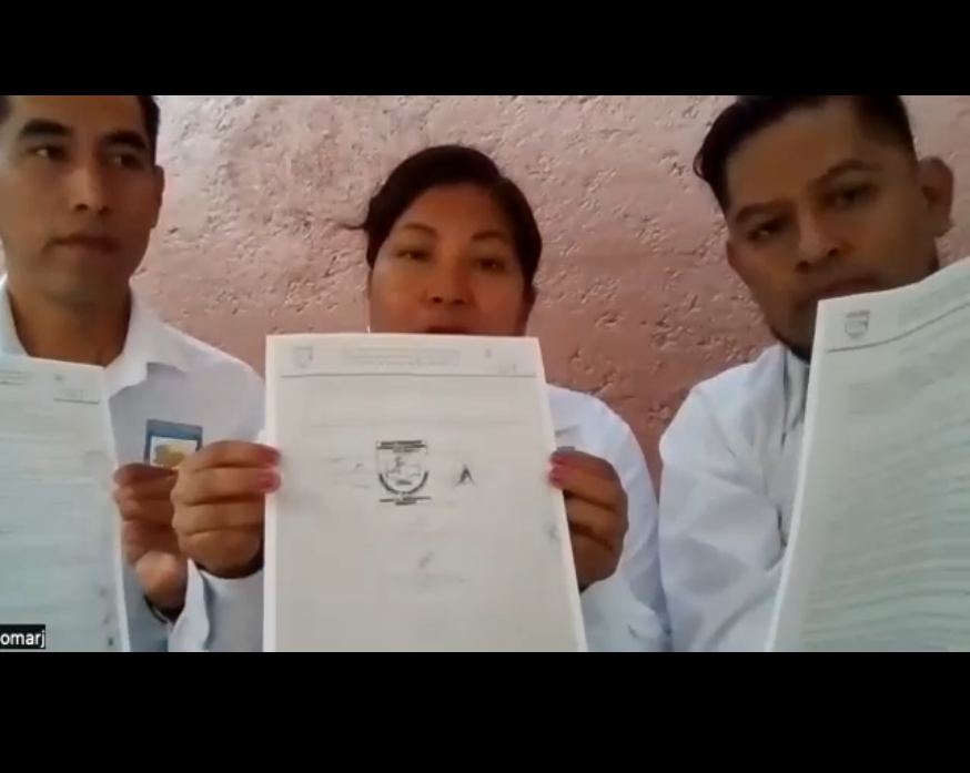 Firma de convenio entre Tantauco y el colegio de enfermeras de Ciudad de México